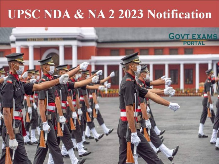 UPSC NDA & NA 2 2023 Notification