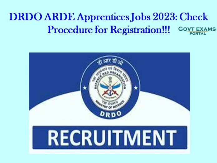 DRDO ARDE Apprentices Jobs 2023: Check Procedure For Registration!!!