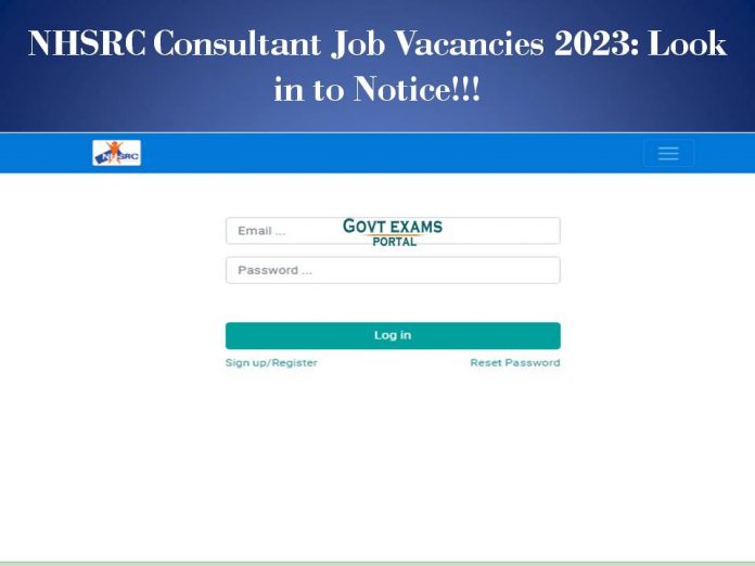 NHSRC Consultant Job Vacancies 2023: Look in to Notice!!!