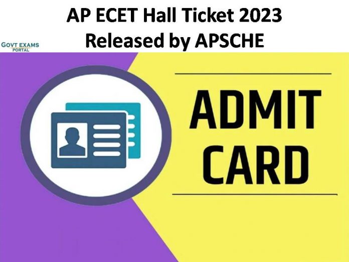 AP ECET Hall Ticket 2023 Manabadi Released | Download Admit Card Here!!!