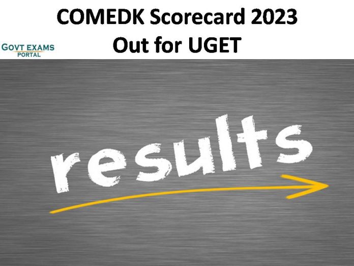 COMEDK Result 2023 | Download UGET Scorecard!!!