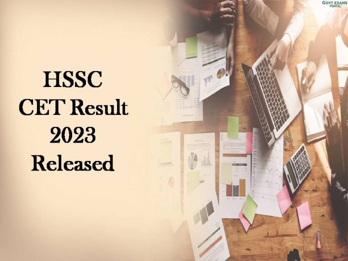 HSSC CET Result 2023 Released | Download Group C Scorecard Here!!!