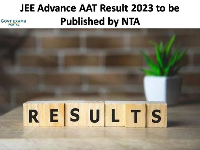 JEE Advance AAT Result 2023 to be Published by NTA | Get Your Exam Scorecard Here!!!