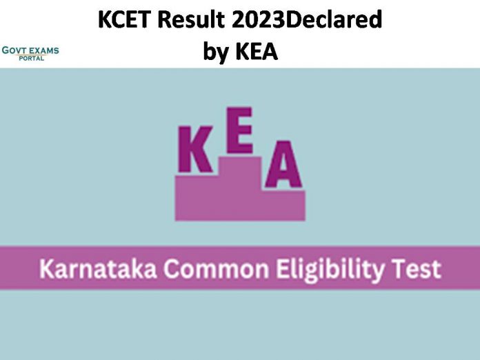 KCET Result 2023 Declared by KEA | Download Scorecard for Karnataka CET!!!