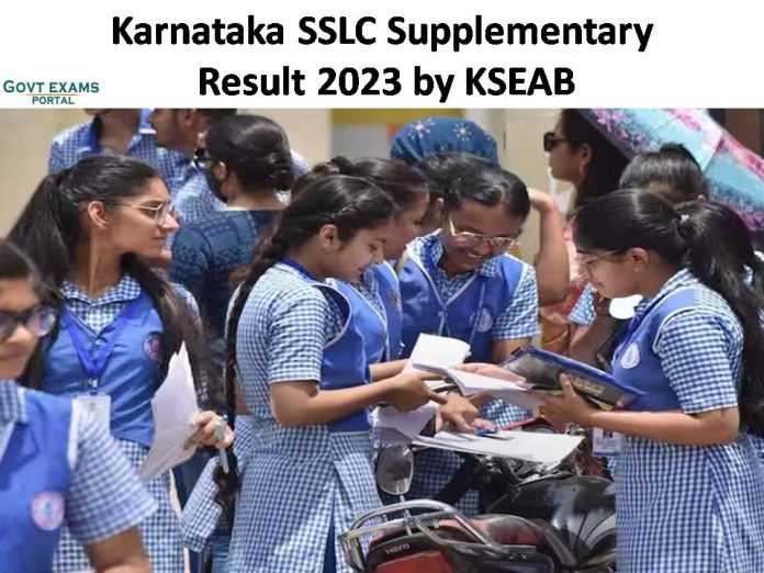 Karnataka SSLC Supplementary Result 2023 by KSEAB | Get 10th Scorecard Direct Link Here!!!!