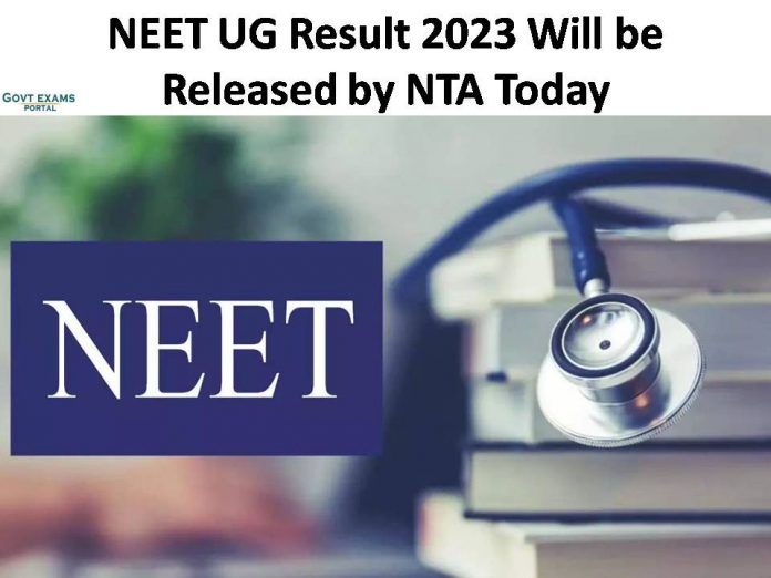 NEET UG Result 2023 Will be Released By NTA Today | Check Here to Know More Information!!!