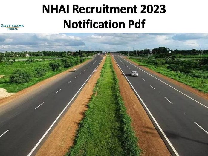 NHAI Recruitment 2023 Notification Pdf | Click Here for More Job Details!!!