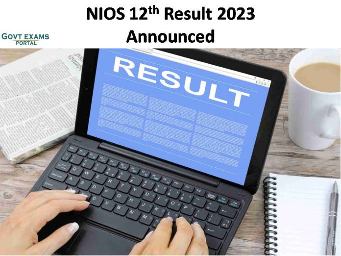 NIOS 12th Result 2023 Announced | Get Your Scorecard Direct Link Here!!!