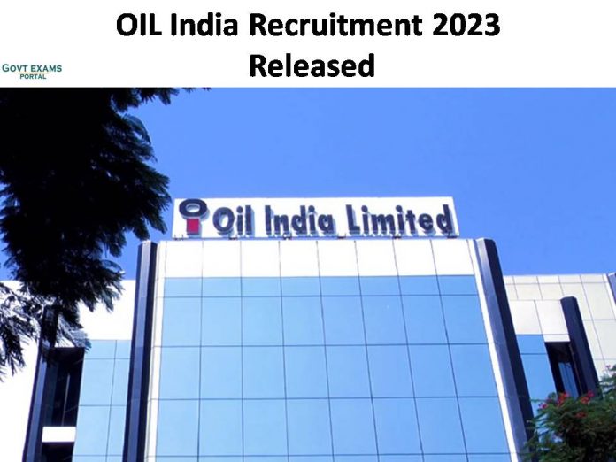OIL India Recruitment 2023 Released | Walk-in-interview Only!!! Get Basic Pay up to Rs. 80,000/-PM!!!!