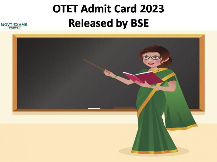 OTET Admit Card 2023 Released by BSE | Download Odisha TET Hall Ticket!!!!