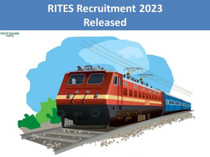 RITES Recruitment 2023 Released | Check Here for More Job Description!!!