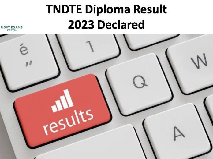 TNDTE Diploma Result 2023 Declared | Check Your Marks Here!!!