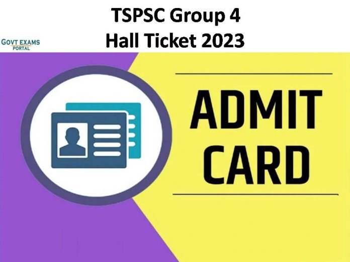 TSPSC Group 4 Hall Ticket 2023 Will be Released | Check Here For More Details!!!