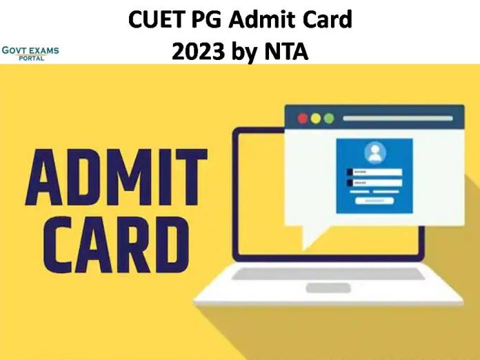 CUET PG Admit Card 2023 will be Released By NTA | Check Here for More Information!!!