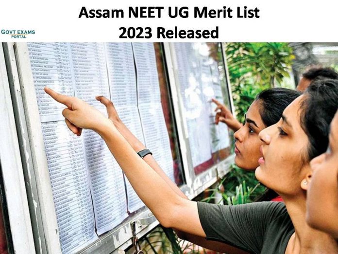 Assam NEET UG Merit List 2023 Released | Get Direct Link for the MBBS/BDS Provisional Lists PDF Here!!!