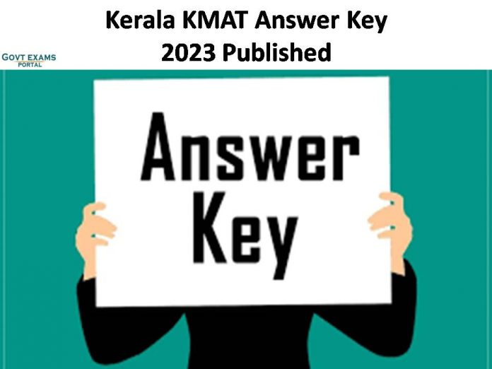 Kerala KMAT Answer Key 2023 Published | Download Session 2 Provisional Sheet Here!!!!