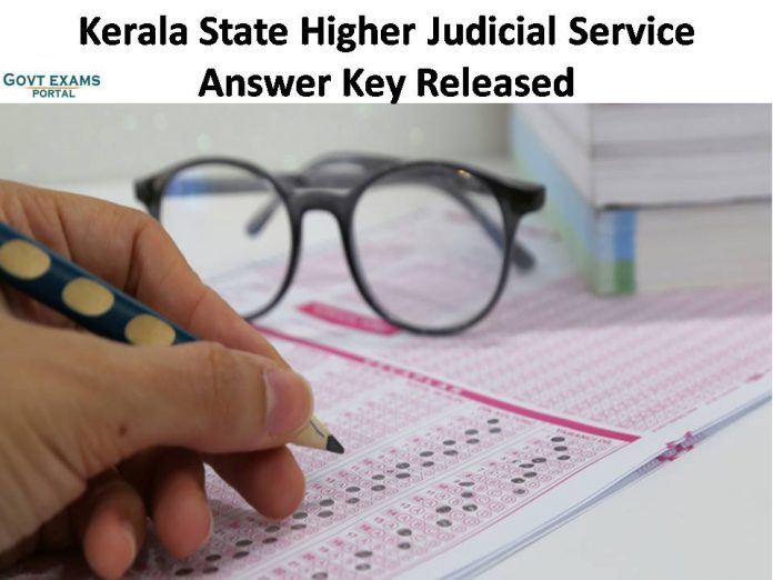 Kerala State Higher Judicial Service Answer Key Released| Download HJS Prelims Provisional Sheet!!!!