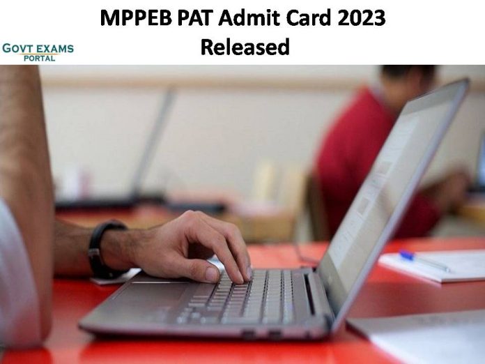 MPPEB PAT Admit Card 2023 Released | Download MPPAT Hall Ticket Here!!!!!