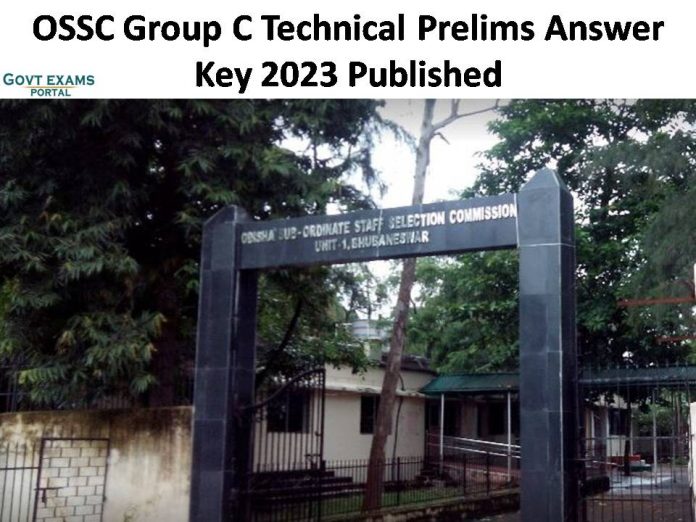 OSSC Group C Technical Prelims Answer Key 2023 Out | Get Exam Solution Sheet Objection Dates and Other Details!!!!