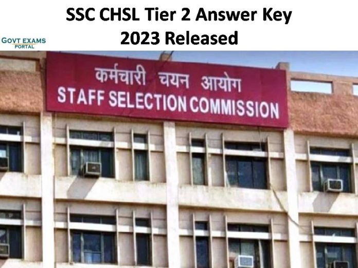 SSC CHSL Tier 2 Answer Key 2023 Released |Get Direct Link to download Respond Sheet!!!!