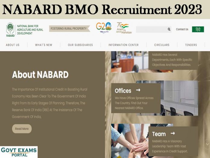 NABARD BMO Recruitment 2023: Fixed Hourly Remuneration of Rs.1000/-!