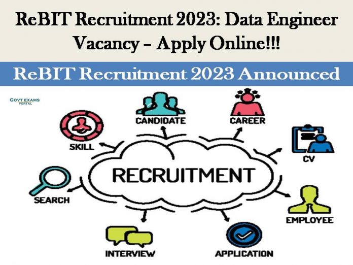 ReBIT Recruitment 2023: Data Engineer Vacancy – Apply Online!!!