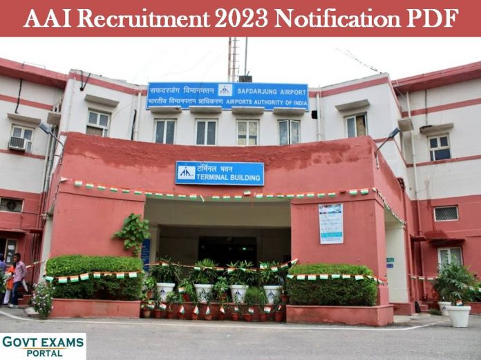 AAI Recruitment 2023 Notification PDF: Remuneration INR 50, 000/- PM!!!
