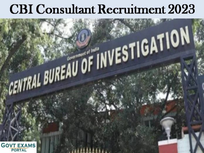 CBI Consultant Recruitment 2023: Graduates Check Out the Job Deets & Apply Now!!!