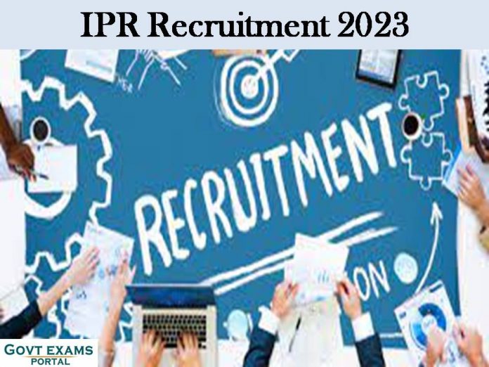 IPR Recruitment 2023: Diploma Candidates can Apply Online!!
