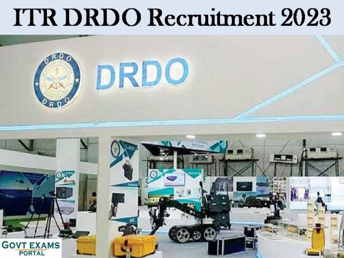 ITR DRDO Recruitment 2023: Walk-in-Interview for the Position of JRF!!!