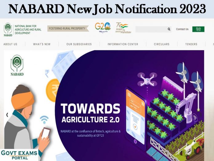 NABARD New Job Notification 2023: To Know the Eligibility & Selection Details – Click Here!