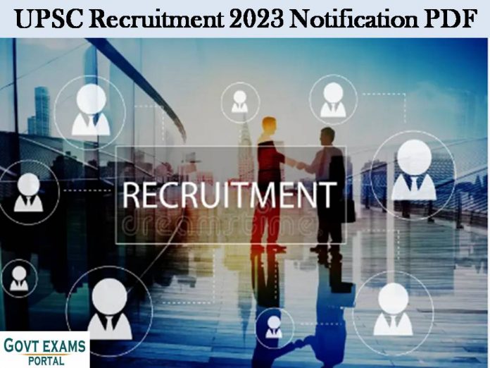 UPSC Recruitment 2023 Notification PDF: Apply Online Begins from 09th Sept 2023!!
